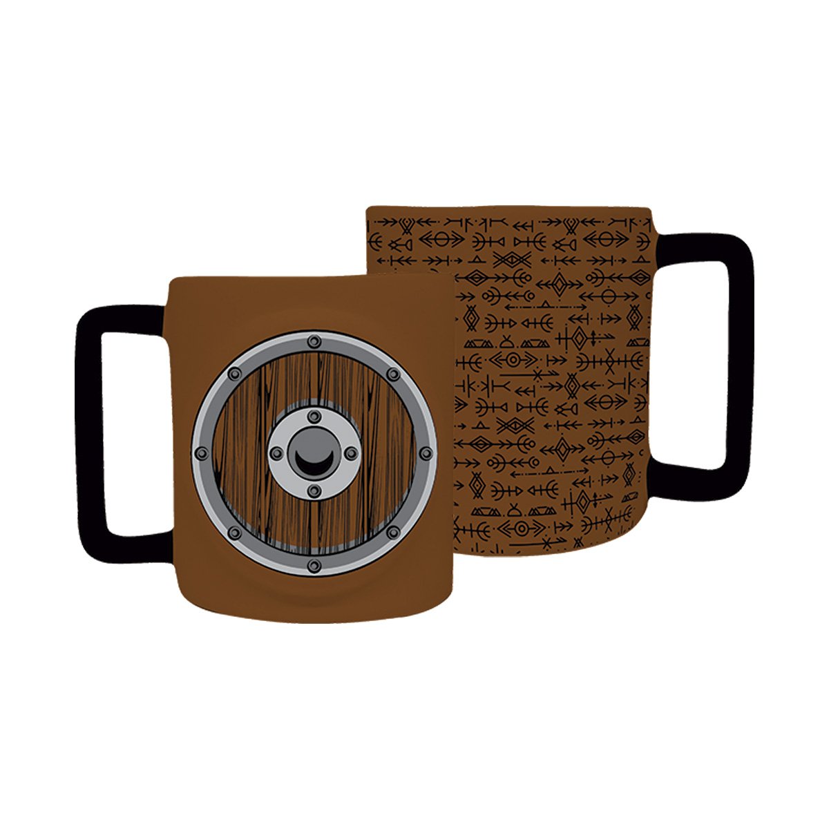 Zazpi Ceramics - cod: 7908 - CANECA DECOR ESCUDO 3D CABO RETANGULAR ...